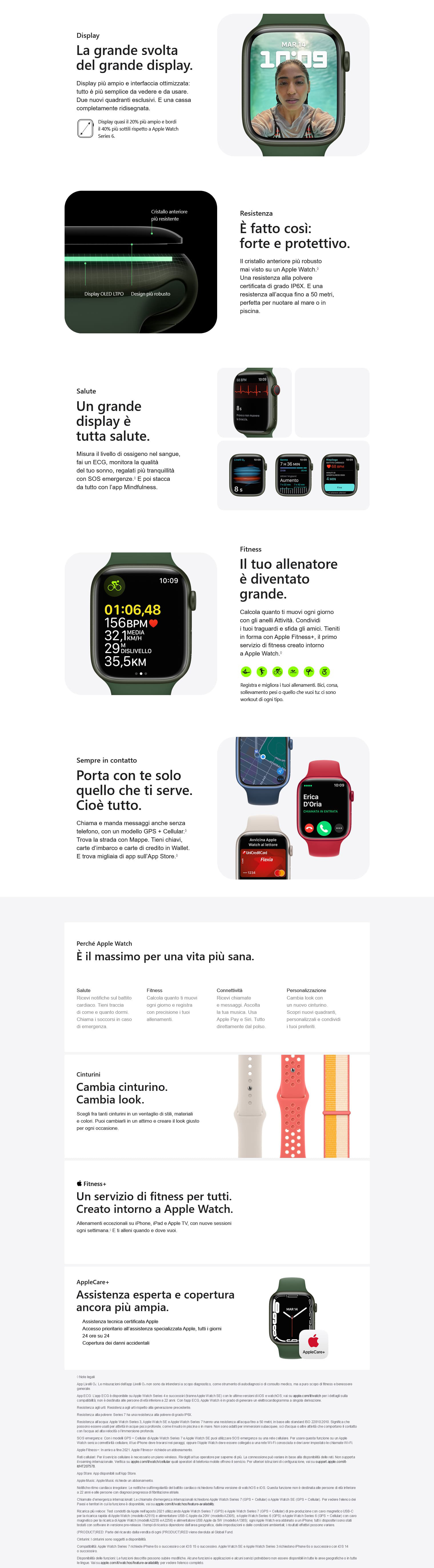 Landing Apple Watch Series 7 | Comet