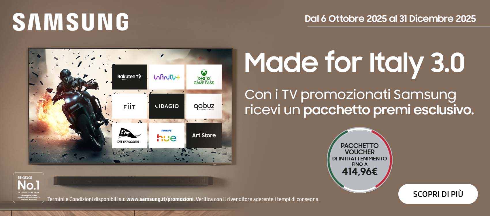 Samsung TV Made for Italy 3.0