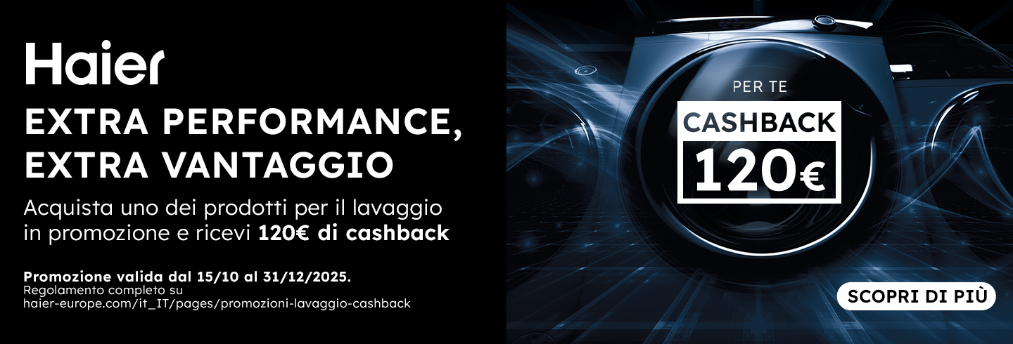 Haier Cashback Lavaggio