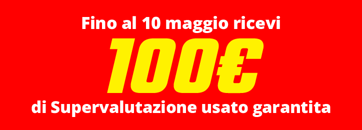 Supervalutazione usato fino a 100€