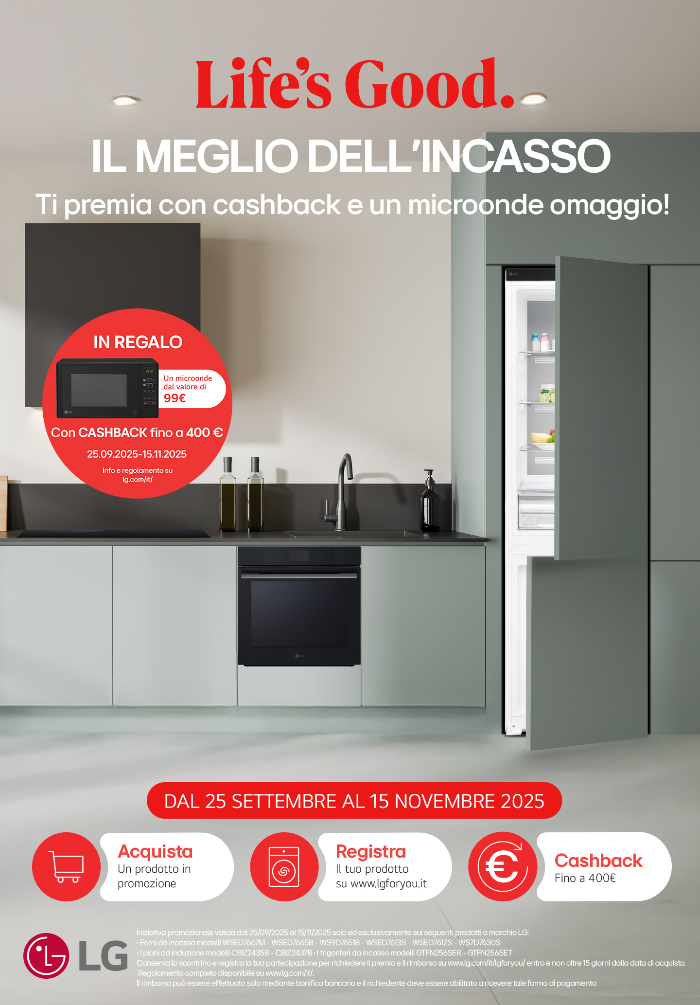 LG Built-in: fino a 400€ di rimborso