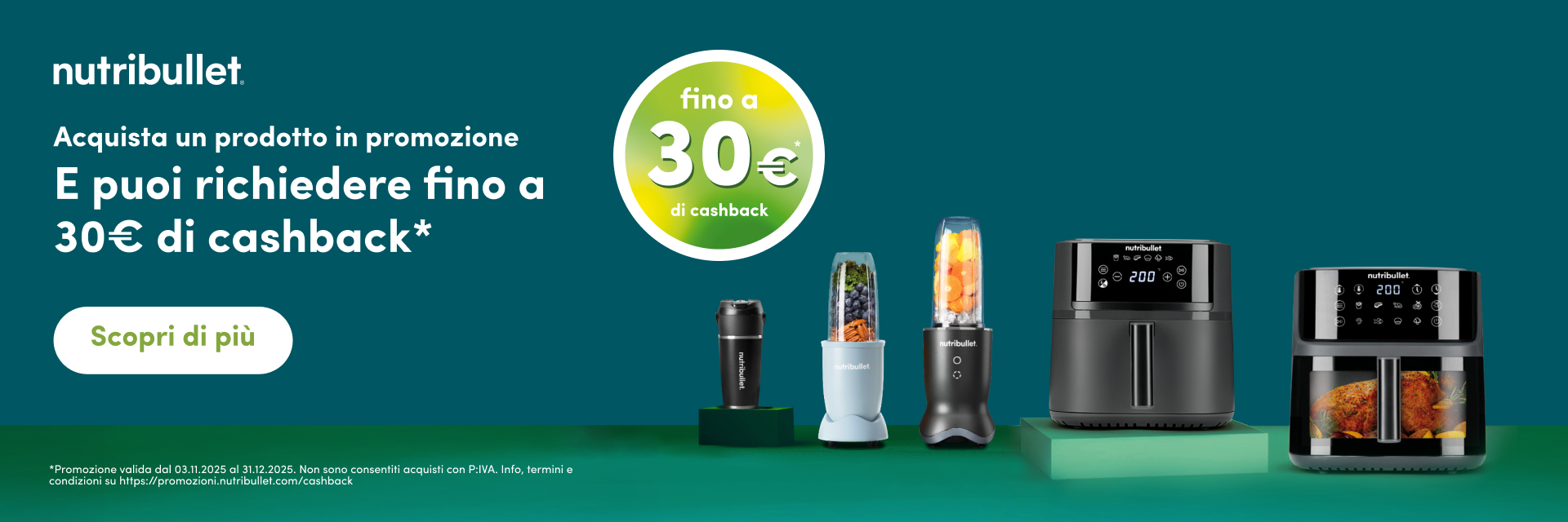 Nutribullet Cashback Frullatori