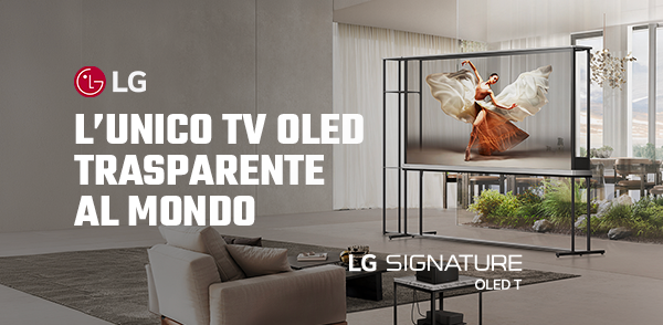 LG TV Signature Oled Trasparente