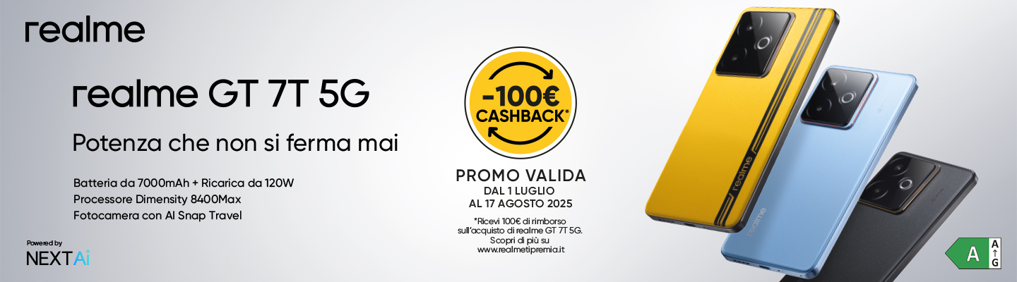 Cashback 100 realme gt 7T 5g