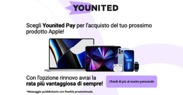 Scegli Apple con Younited Pay