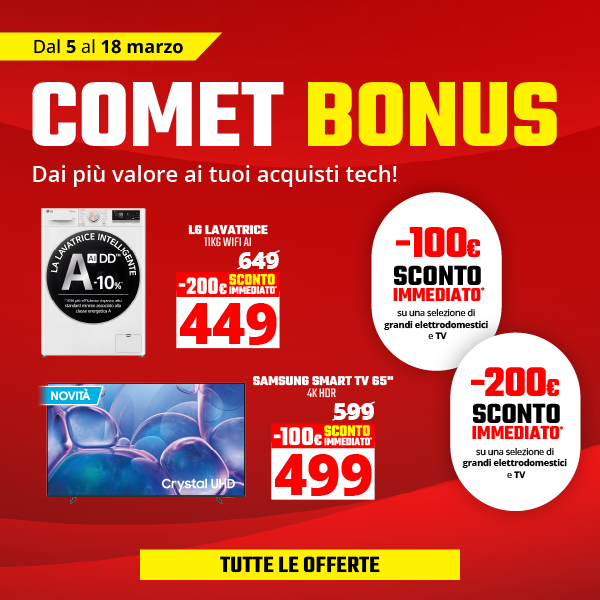 Volantino Comet Bonus