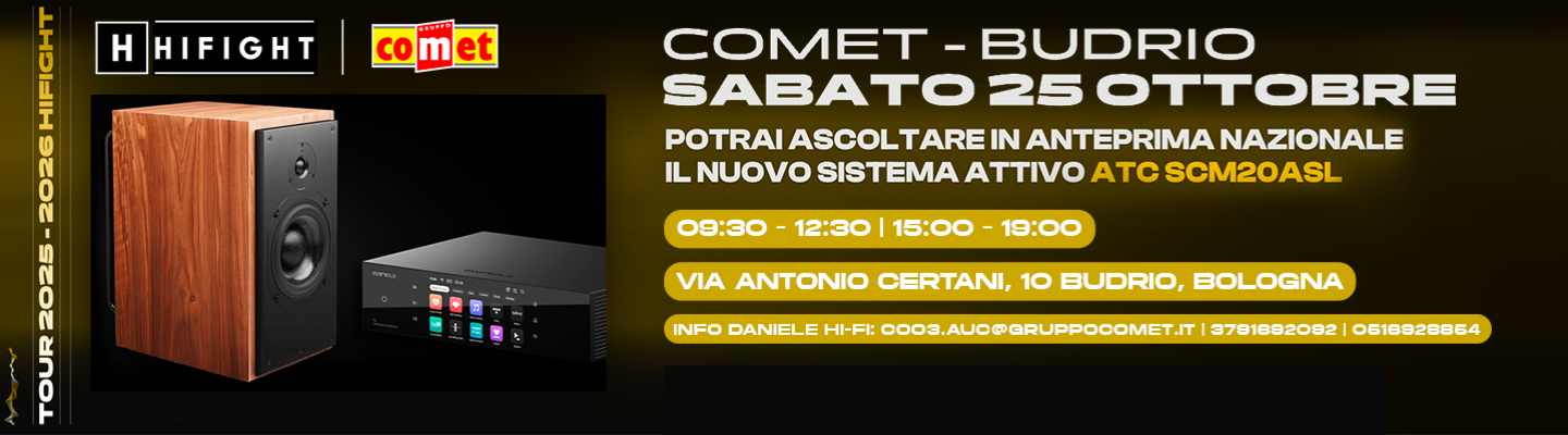 Evento Hi-Fi Comet Budrio 