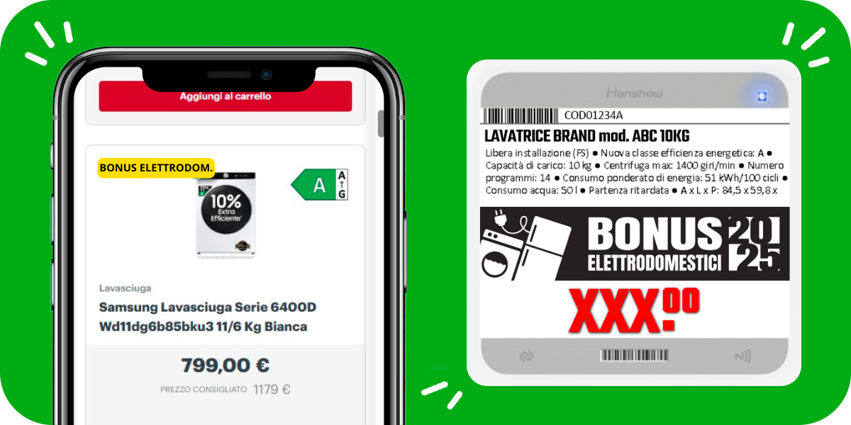 Come riconoscere i grandi elettrodomestici che partecipano al Bonus