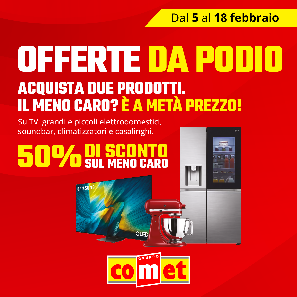 Volantino Il meno caro lo paghi la metà