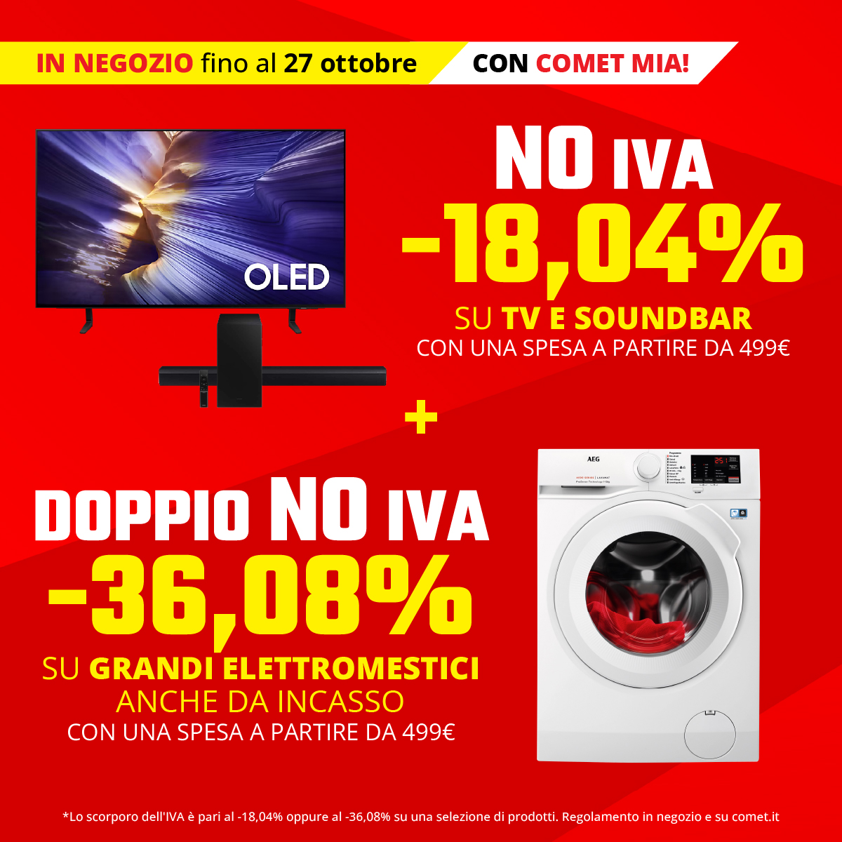 Negozi: promo no IVA e doppio NO IVA