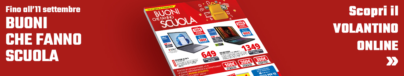Volantino "Buoni che fanno scuola"