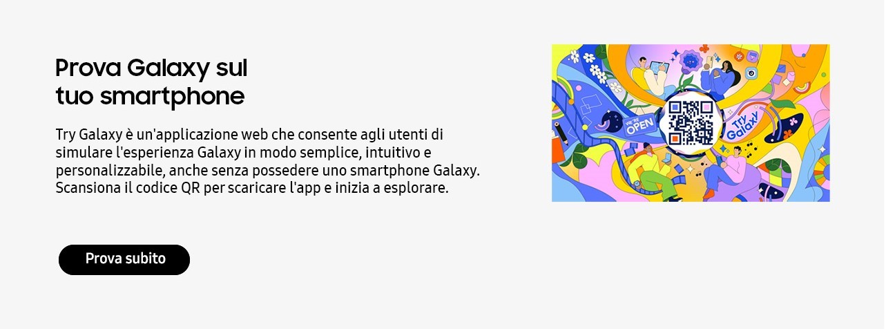 Prova Galaxy sul tuo smartphone con Try Galaxy