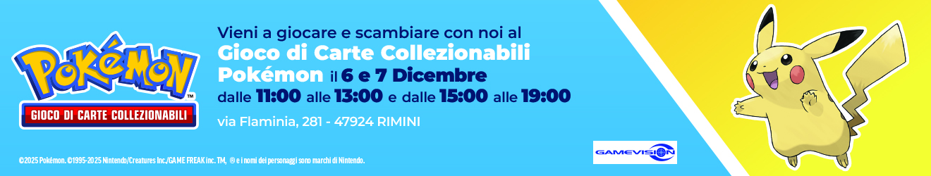 Evento Pokemon da Comet, 6/7 Dicembre