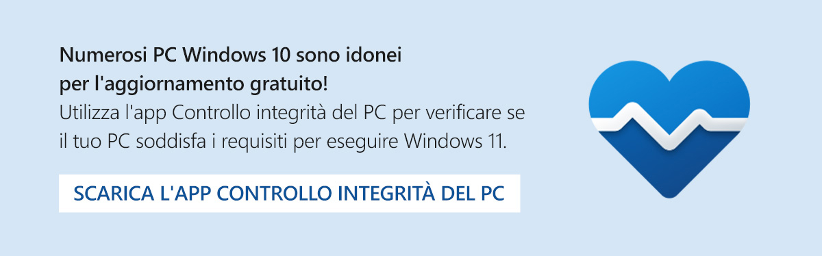 Scarica l'APP controllo integrità del PC