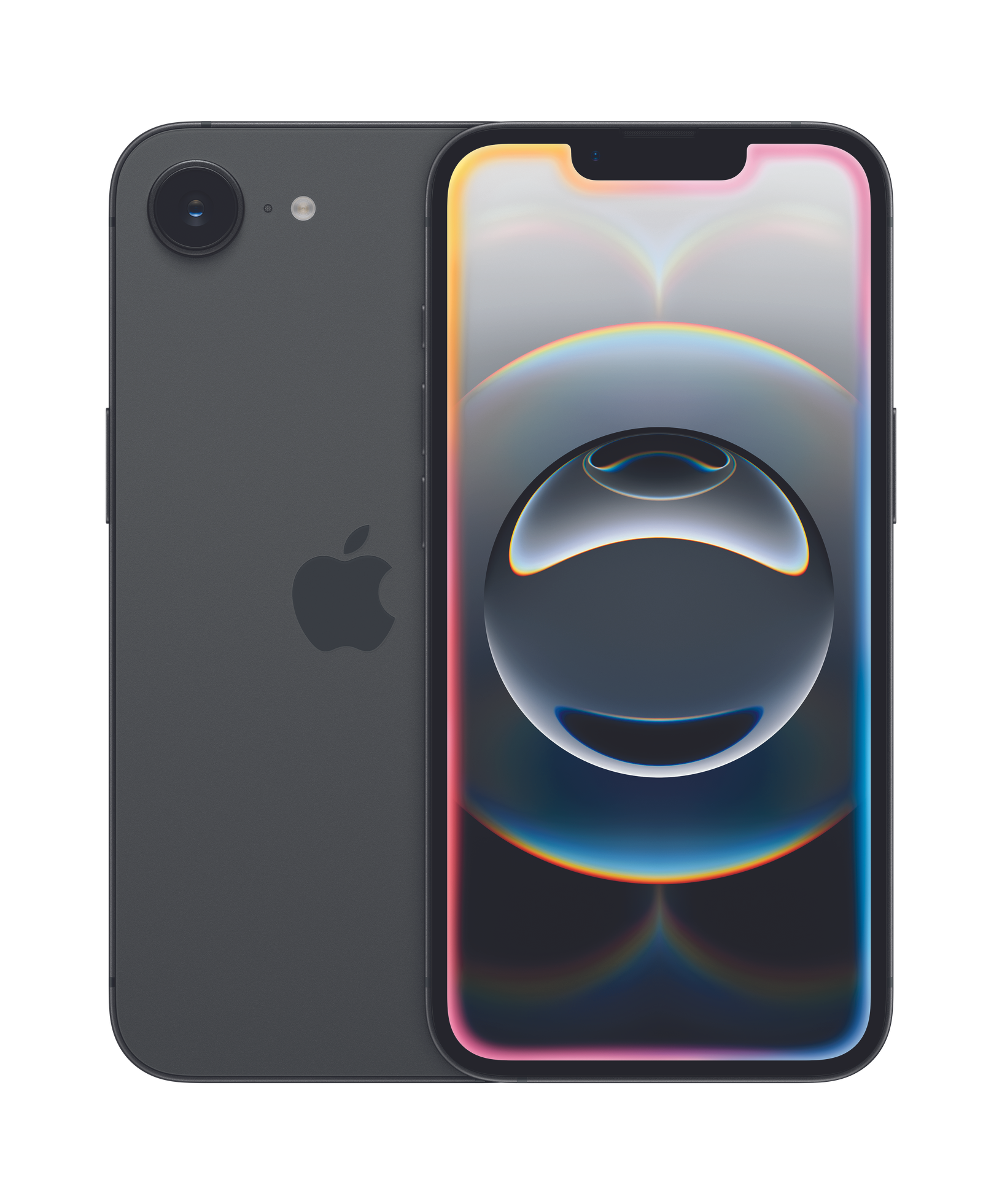 iPhone 16e nero frontale
