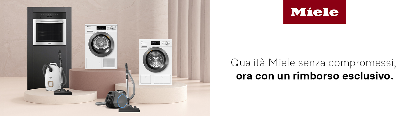 Miele: Cashback esclusivo