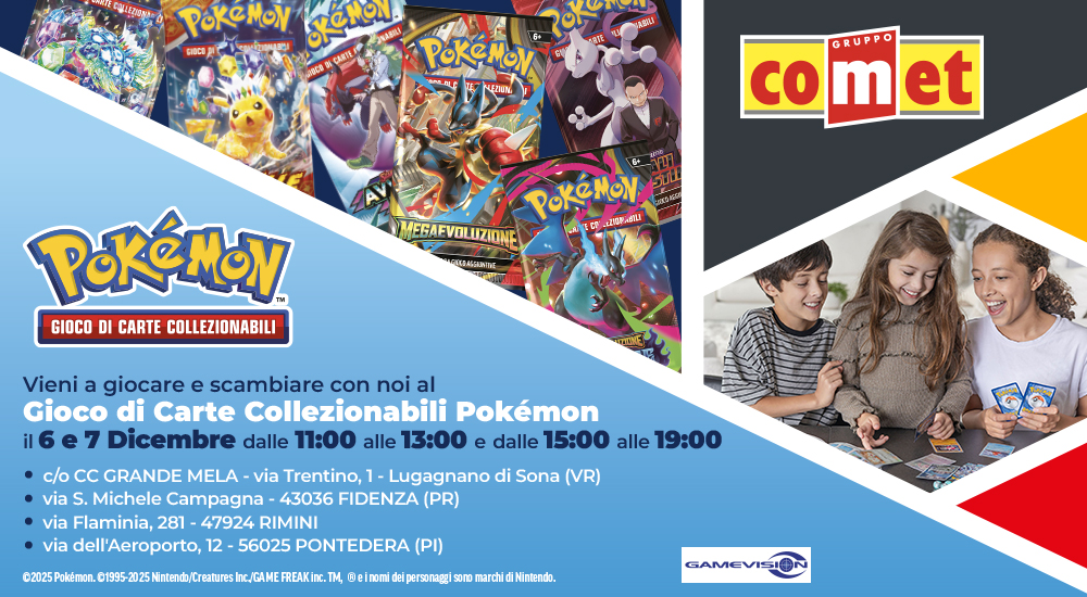Evento Pokemon da Comet