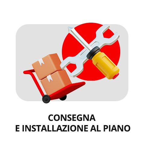 Consegna e installazione al piano