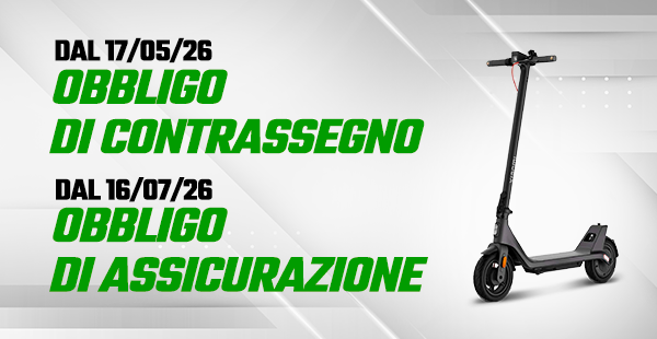 Monopattino elettrico: contrassegno identificativo