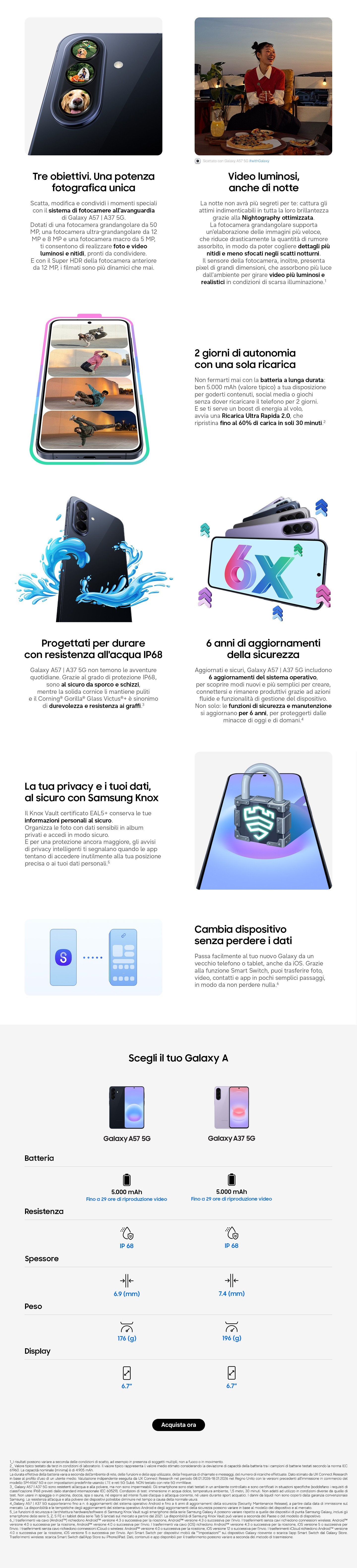 Samsung Galaxy A57 | A37 Series