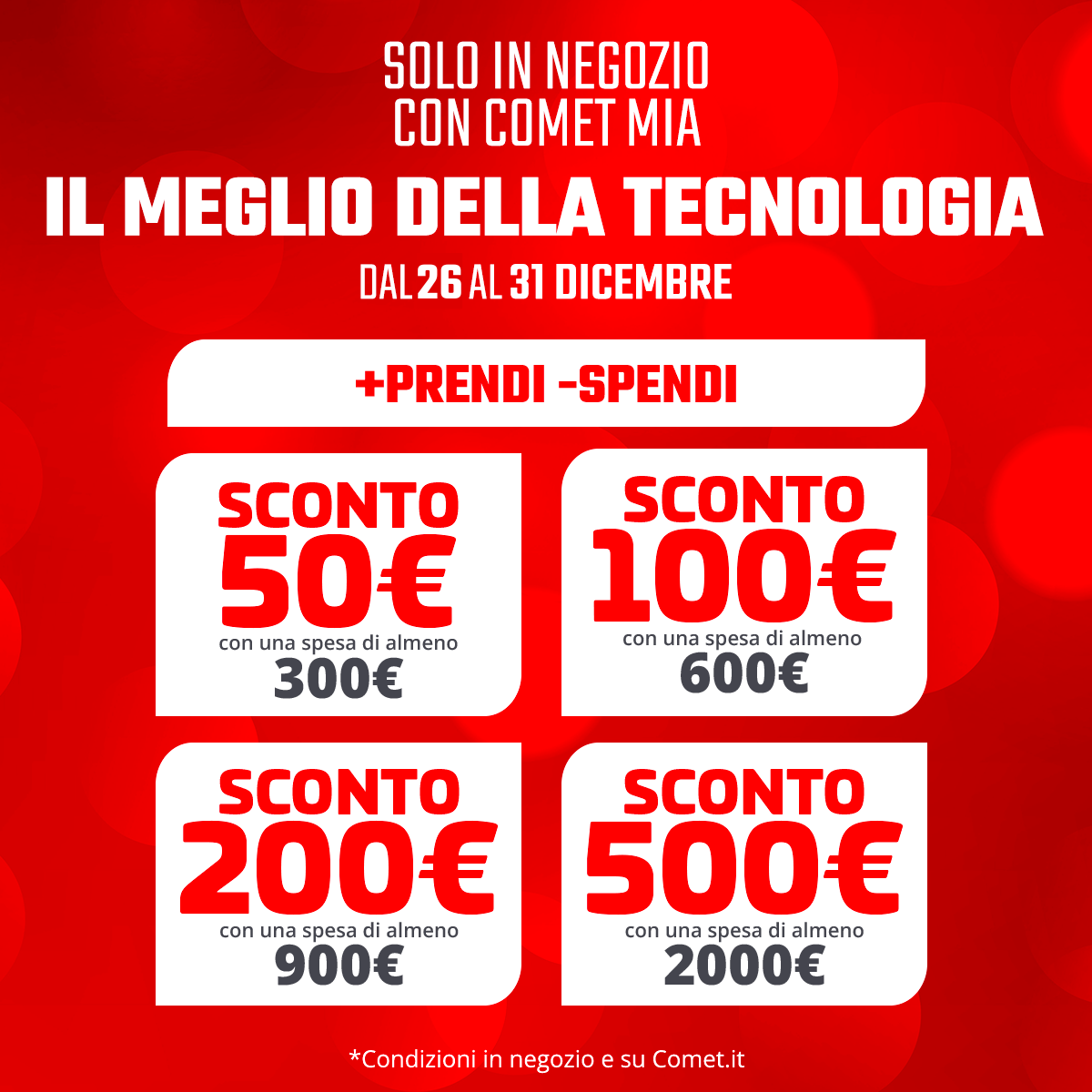 Sconto a soglie in negozio