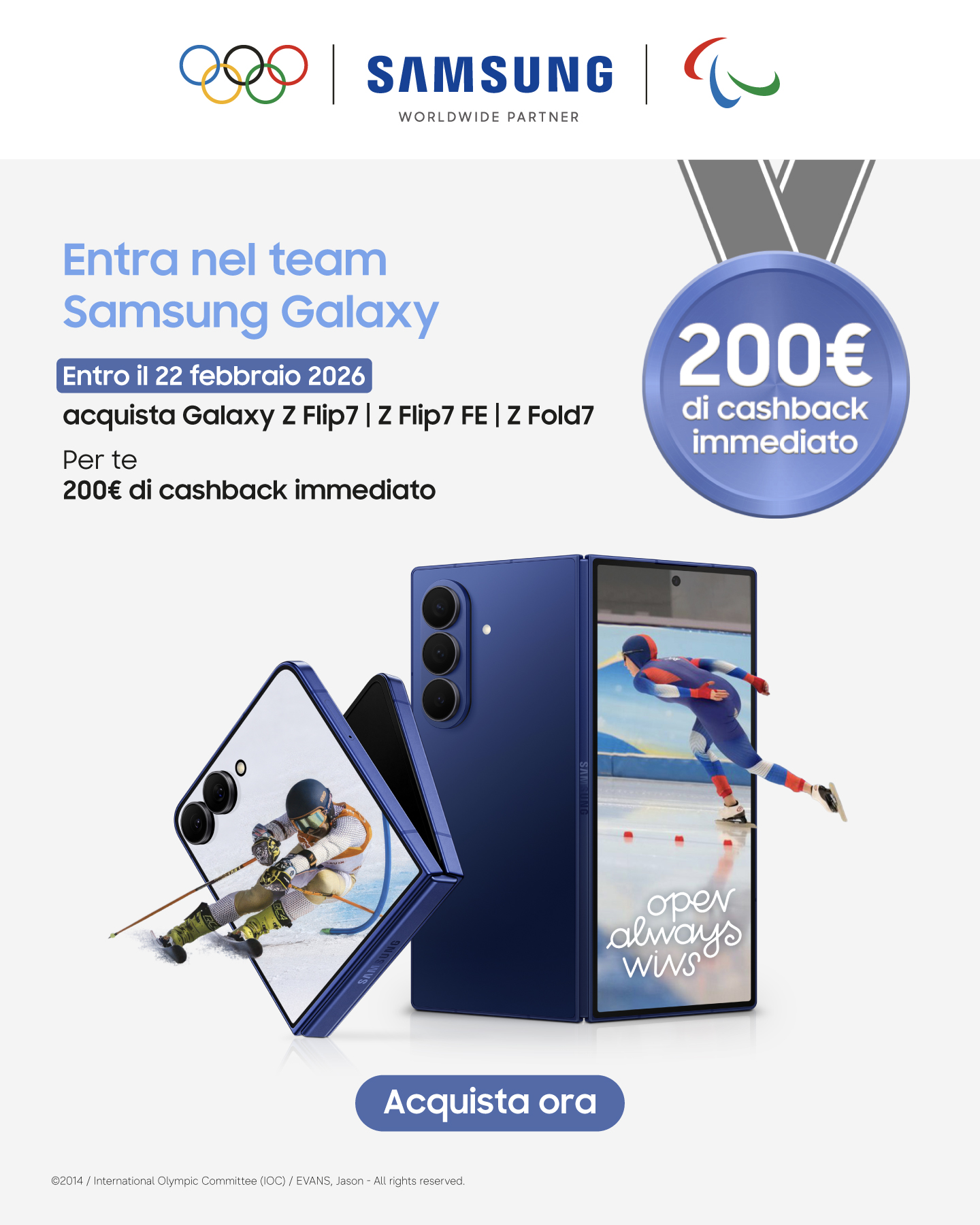 Samsung Cashback immediato su Foldable 7