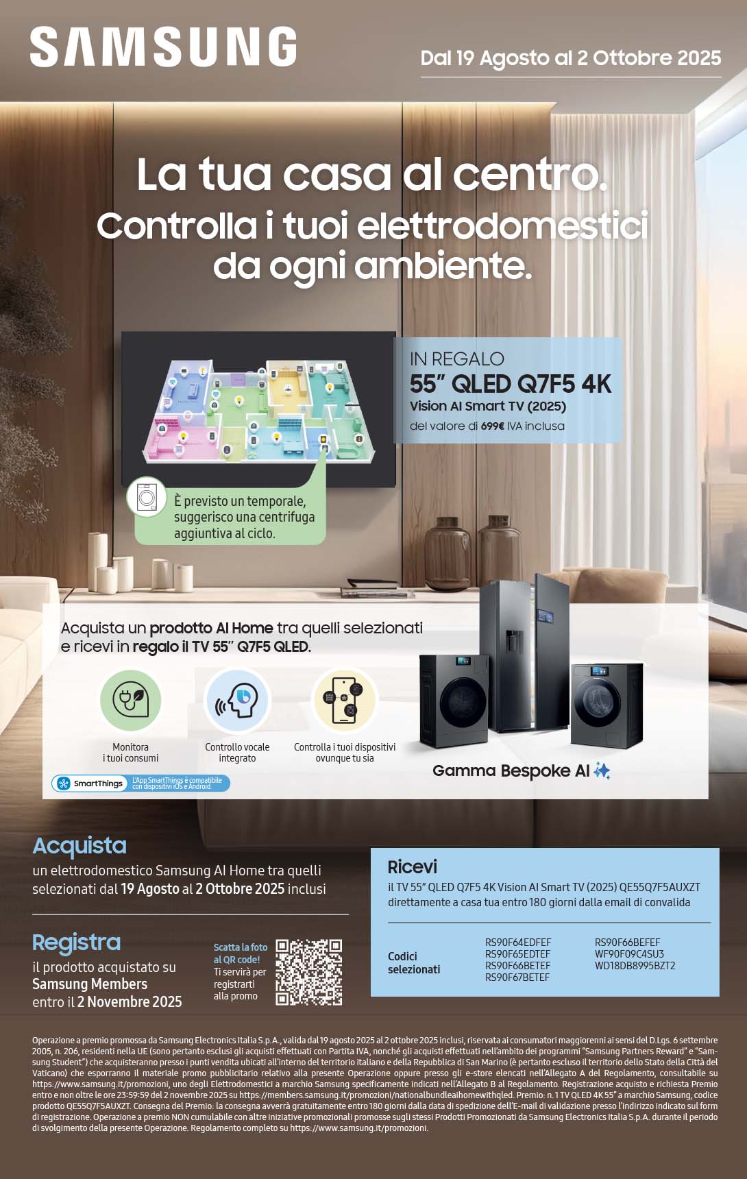 Promozione Samsung AI HOME