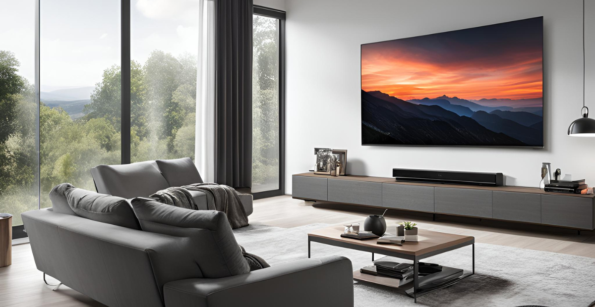 Televisore grande in sala