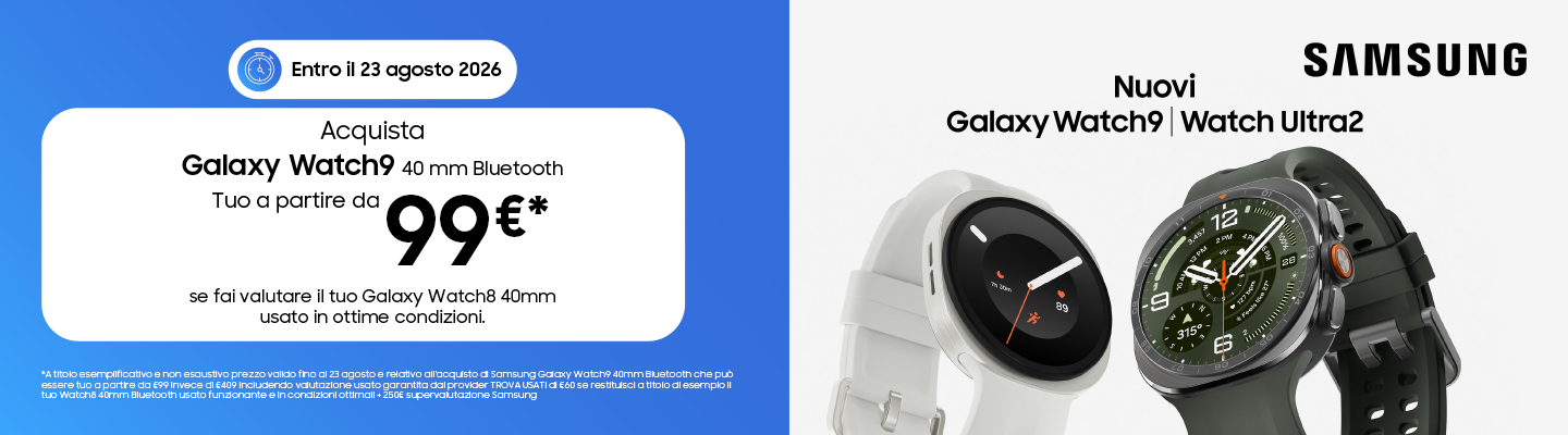Novità: Samsung Watch9 | Watch Ultra2