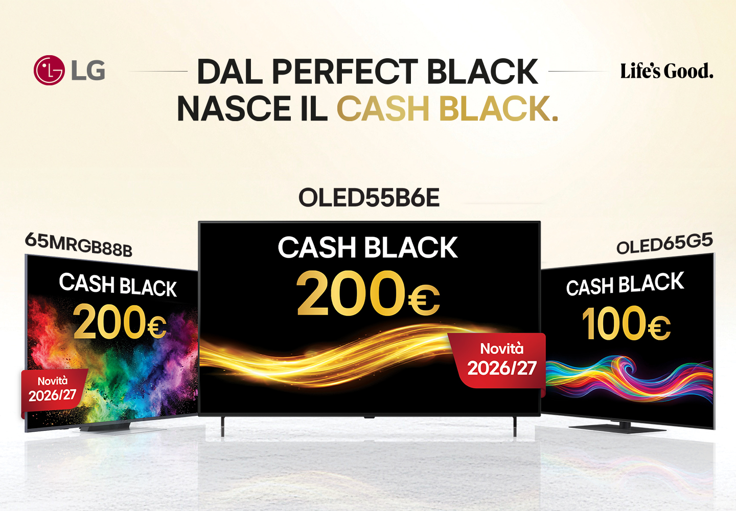 LG: ricevi fino a 200€ di cashback