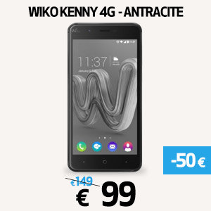 Wiko kenny 4g - antracite