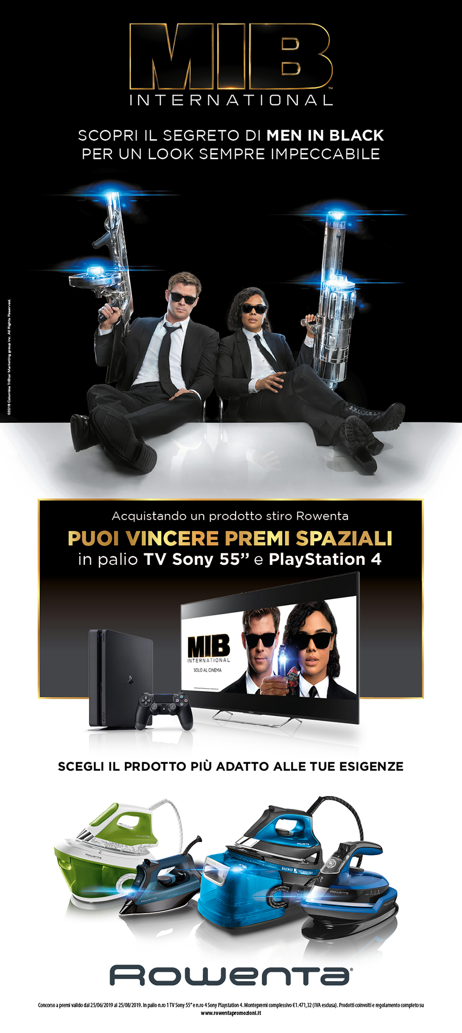 Promozione Rowenta Men in Black