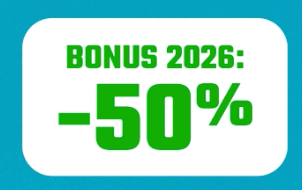 bonus 2026 -50%